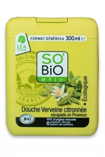 So Bio, żel pod prysznic Cytrynowo-Werbenowa Herbata, 300 ml So Bio