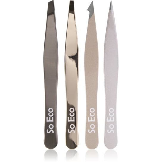 So Eco Tweezer Set Rose Gold zestaw pęset Inna marka