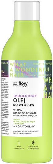 So!Flow, Olej do włosów niskoporowatych, 150 ml Vis Plantis