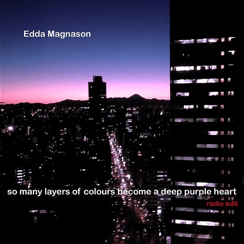 So Meny Layers Of Colours Become A Deep Purple Heart Edda Magnason