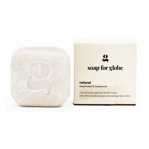 Soap For Globe, Kostka Myjąca Do Każdego Typu Skóry, Natural, 100g Soap for globe
