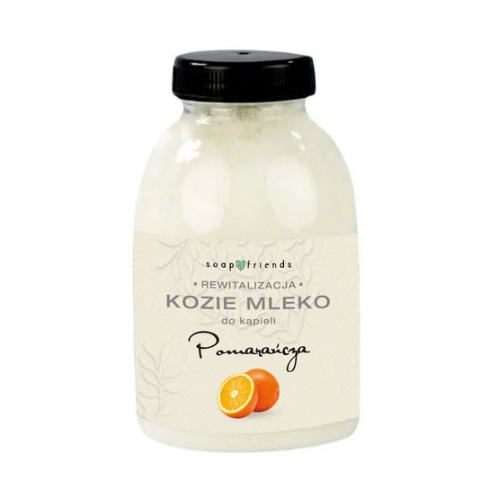 Soap&Friends, Kozie mleko do kąpieli Pomarańcza, 250 g Soap&Friends