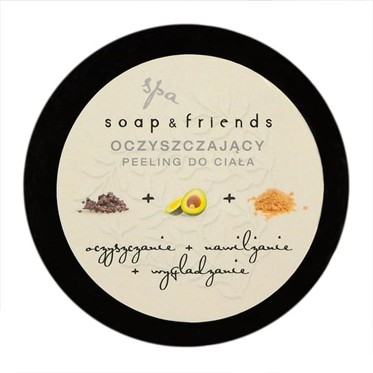 Soap&Friends, Peeling do ciała Borowina, 200 ml Soap&Friends