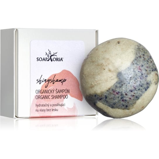 Soaphoria Shinyshamp organiczny szampon w kostce dla włosów normalnych bez połysku 60 g Inna marka
