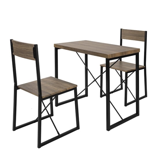 SoBuy 3-częściowy komplet, stolik barowy + 2 krzesła OGT19-N SoBuy