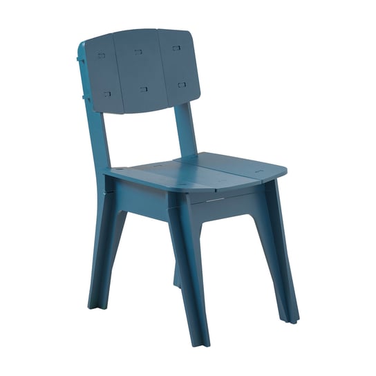 Sobuy Krzesło kuchenne biurowe z oparciem Niebieski dekoracja HFST01-B SoBuy