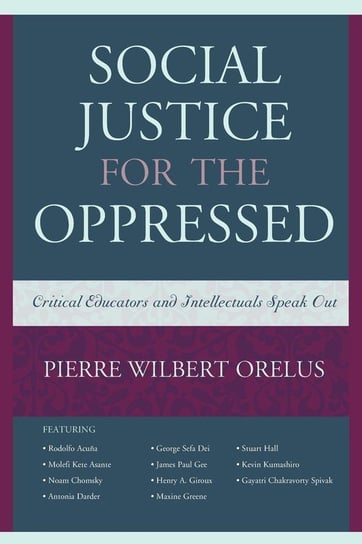 Social Justice for the Oppressed Orelus Pierre Wilbert