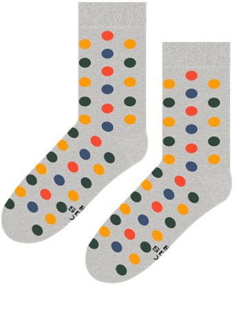 Socks in the Box, skarpety, Kolorowe Kropki, rozmiar 35-38 Socks in the Box