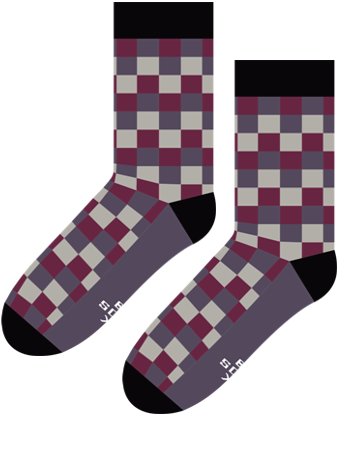 Socks in the Box, skarpety, Krata Pomarańcz, rozmiar 35-38 Socks in the Box