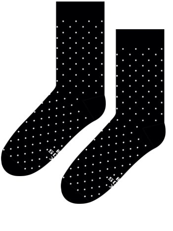 Socks in the Box, skarpety, Małe Kwadraty Czerń z Białym, rozmiar 43/46 Socks in the Box