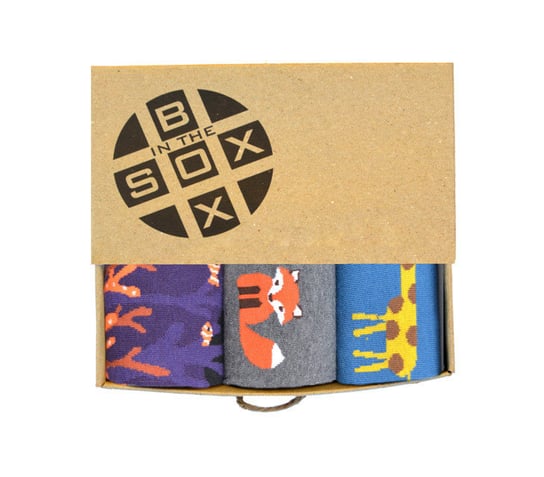 Socks in the Box, skarpety męskie, Box Zwierzęta, rozmiar 35-38 Socks in the Box