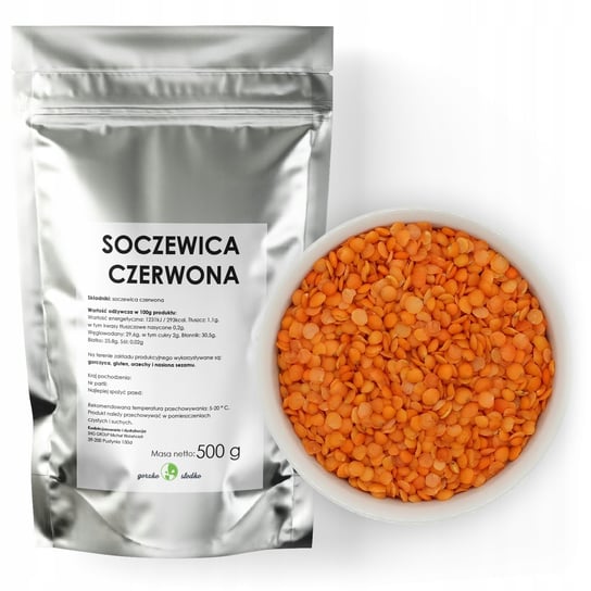 Soczewica Czerwona Zdrowa Dieta 500G GORZKOISLODKO