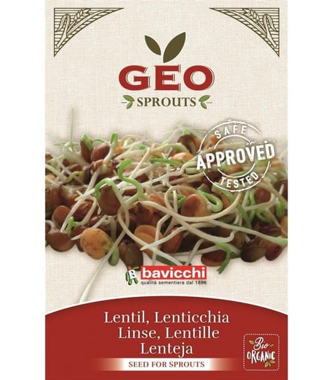 Soczewica - nasiona na kiełki GEO, certyfikowane, 90g, Bavicchi (ZLE0103) Bavicchi