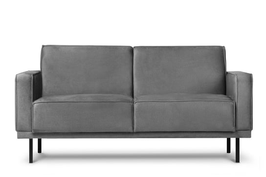 Sofa 2 BARO *ciemny szary, 150x71x81, tkanina Konsimo