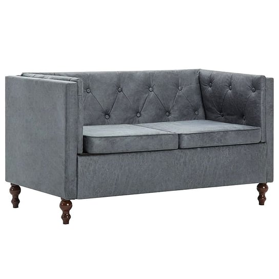 Sofa 2-osobowa ELIOR James 2Q, szara, 70x124x68 cm Elior
