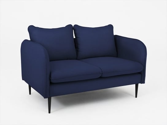 Sofa 2-osobowa INSTIT POSH BLACK, granatowa, 90x145x89 cm Instit