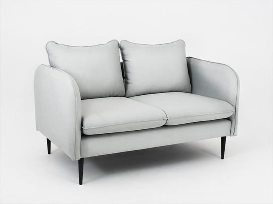Sofa 2-osobowa INSTIT POSH BLACK, szara, 90x145x89 cm Instit