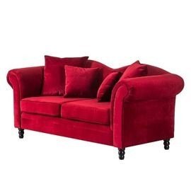 Sofa 2 osobowa SCANDINAVIAN STYLE DESIGN Gryf, czerwony Scandinavian Style Design