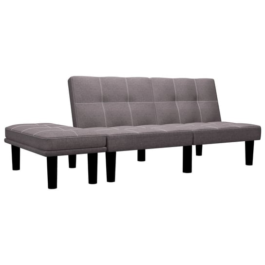 Sofa 2-osobowa vidaXL, taupe vidaXL