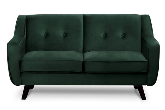 Sofa 2 TERSO ciemny zielony, 146x81x89, tkanina Konsimo