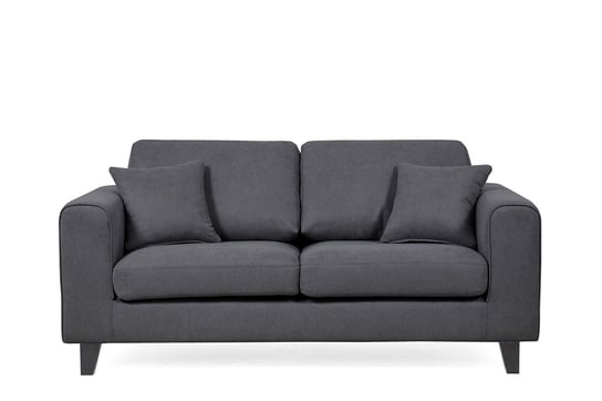Sofa 2 TIKO *ciemny szary, 178x86x92, tkanina/metal/drewno/plastik Konsimo
