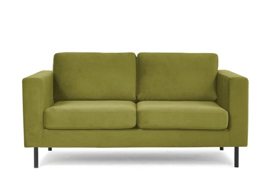 Sofa 2 TOZZI *oliwkowy, 172x84x86, tkanina/drewno/metal Konsimo