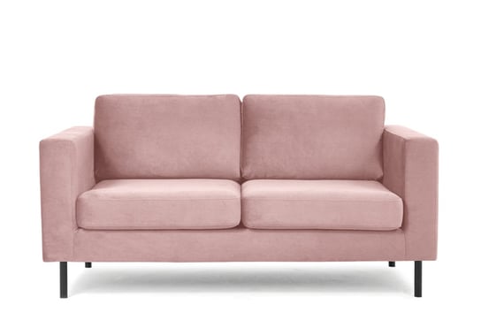 Sofa 2 TOZZI *różowy, 172x84x86, tkanina/drewno/metal Konsimo