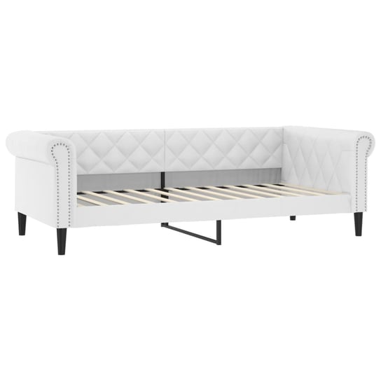 Sofa 2-w-1 z funkcją spania, biała, 235x100x68cm Inna marka