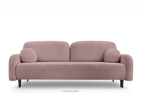 Sofa 3 boho jasny różowy DL NUBES Konsimo Konsimo