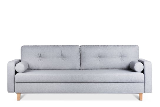 Sofa 3 ERISO jasny szary, 230x80x100, tkanina Konsimo