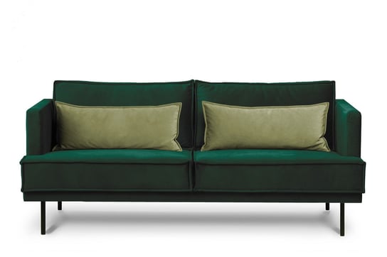 Sofa 3 GANZO *ciemny zielony/jasny zielony, 196x84x92, tkanina Konsimo