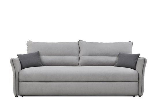 Sofa 3 JUSTI *szary/antracyt, 222x94x98, tkanina/metal/drewno/plastik Konsimo