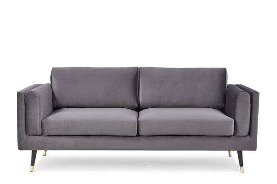 Sofa 3 MERTI *ciemny szary, 207x91x87, tkanina/metal/drewno Konsimo