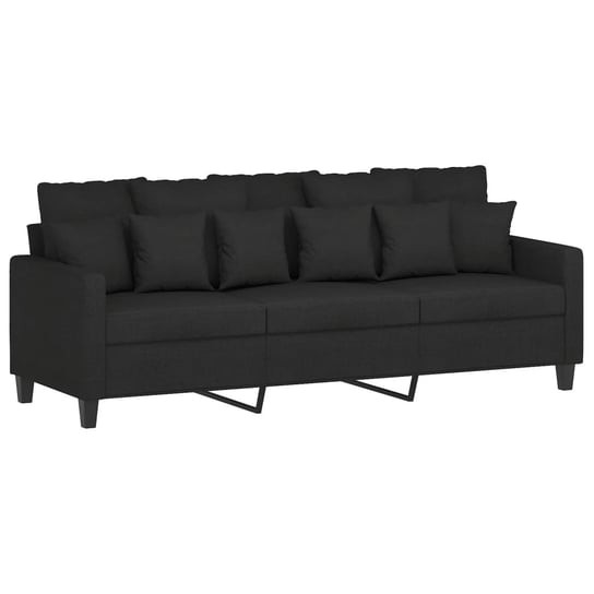 Sofa 3-osobowa czarna 198x77x80 cm Zakito Europe