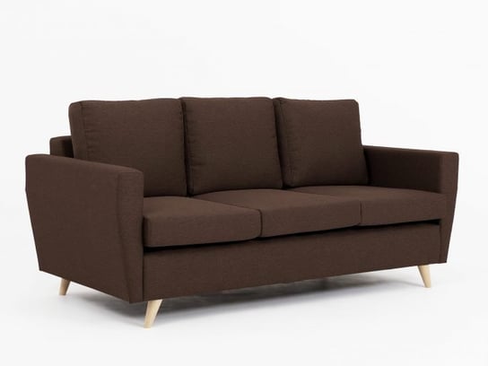 Sofa 3-osobowa INSTIT LOVER, brązowa, 86x189x90 cm Instit