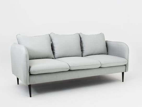 Sofa 3-osobowa INSTIT POSH BLACK, szara, 90x2050x89 cm Instit