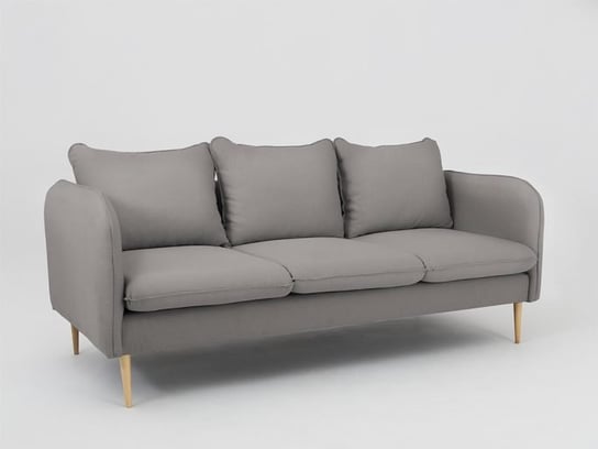 Sofa 3-osobowa INSTIT POSH WOOD, stalowa, 86x205x90 cm Instit