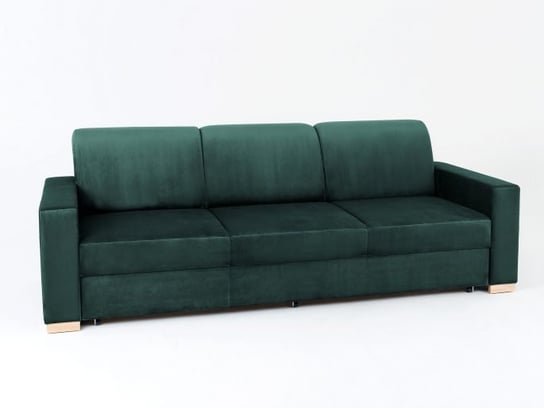 Sofa 3-osobowa INSTIT STABLE, ciemnozielona, 82x232x95 cm Instit