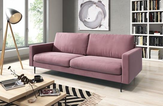 Sofa 3-osobowa SCANDINAVIAN STYLE DESIGN Bella, różowa Scandinavian Style Design