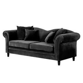 Sofa 3 osobowa SCANDINAVIAN STYLE DESIGN Gryf, czarny Scandinavian Style Design
