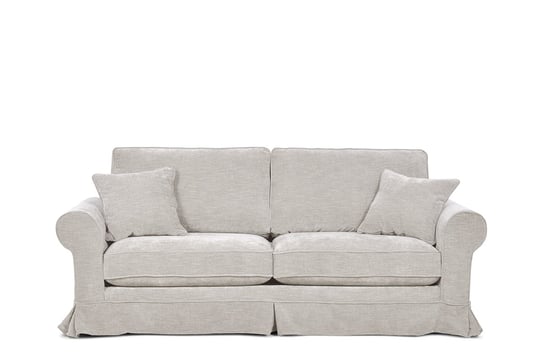 Sofa 3 PURRO *beżowy, 227x98x90, tkanina/drewno/plastik Konsimo