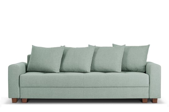 Sofa 3 REVO miętowy, 226x97x97, tkanina Konsimo