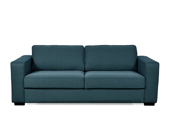 Sofa 3 VULUS *granatowy, 220x87x94, tkanina/metal/drewno/plastik Konsimo