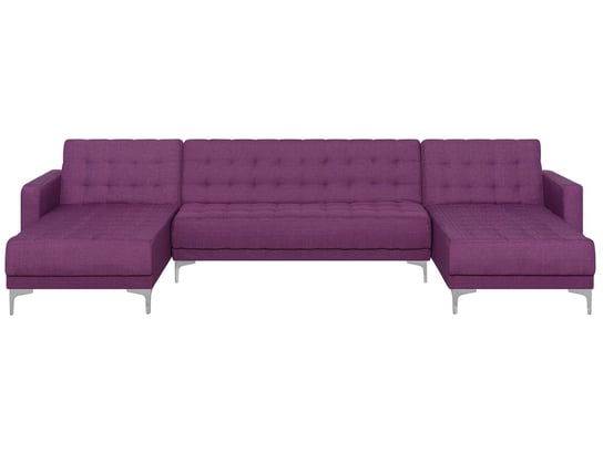 Sofa BELIANI Aberdeen, purpurowa, 83x348x168 cm Beliani