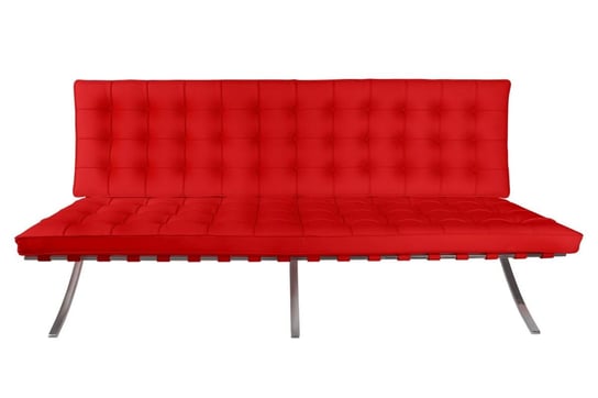 Sofa D2.DESIGN BA2, czerwona, 75x150x78 cm D2.DESIGN