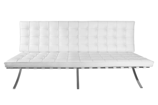 Sofa D2.DESIGN BA3, biała, 79x180x79 cm D2.DESIGN