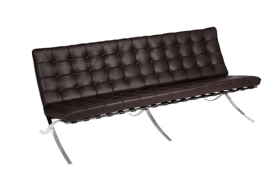 Sofa D2.DESIGN BA3, brązowa, 79x180x79 cm D2.DESIGN