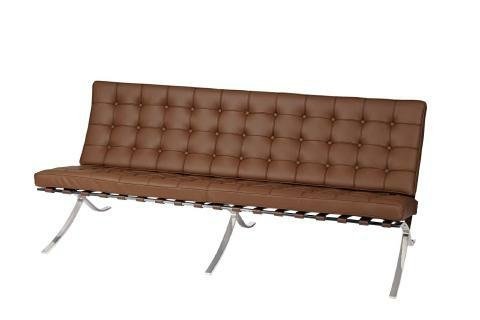 Sofa D2.DESIGN BA3, brązowa, 79x180x79 cm D2.DESIGN
