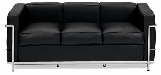 Sofa D2.DESIGN Kubik, czarna, 65x180x70 cm D2.DESIGN