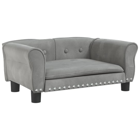 Sofa dla psa 70x45x30 cm jasnoszara Inna marka
